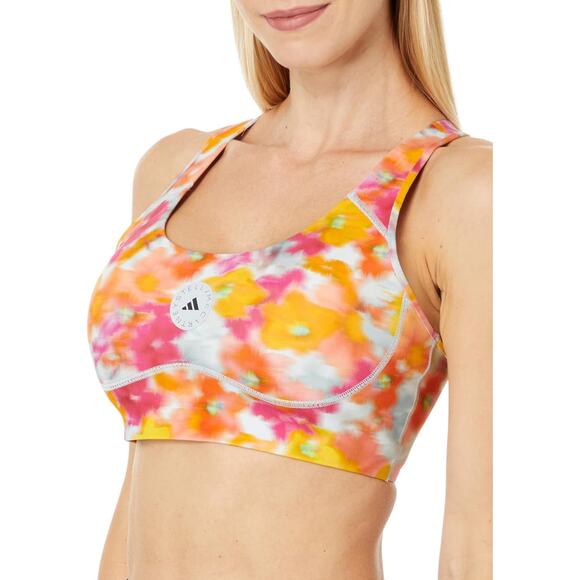Adidas x Stella McCartney true purpose bra Women’s Large A-C cups floral IW3878 - Picture 6 of 15